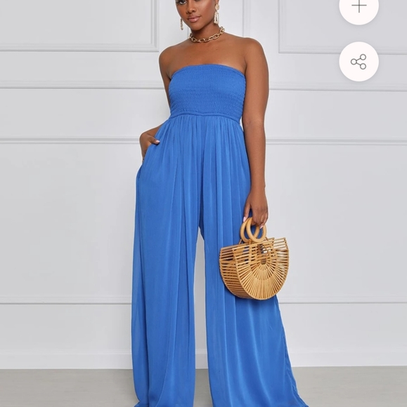 Royal Blue Jumpsuit - Picture 1 of 1